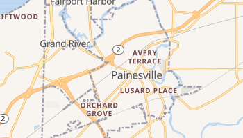 Painesville, Ohio map