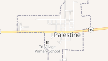 Palestine, Ohio map