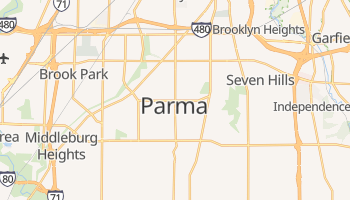 Parma, Ohio map