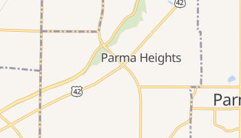 Parma Heights, Ohio map