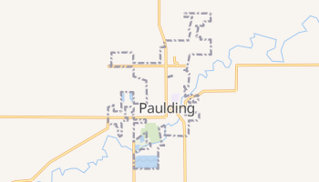 Paulding, Ohio map