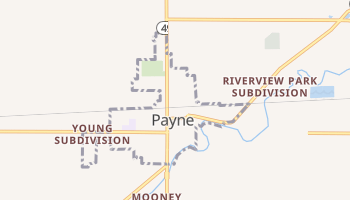 Payne, Ohio map
