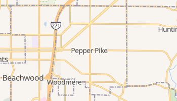 Pepper Pike, Ohio map