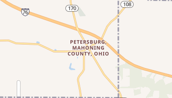 Petersburg, Ohio map