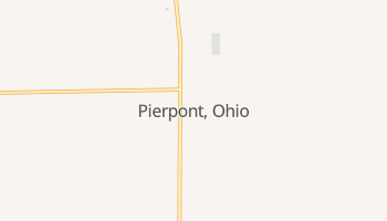 Pierpont, Ohio map