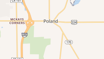 Poland, Ohio map