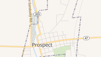 Prospect, Ohio map