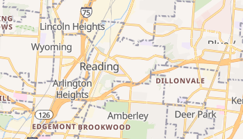Reading, Ohio map