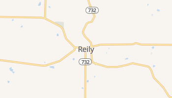 Reily, Ohio map