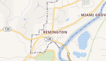 Remington, Ohio map