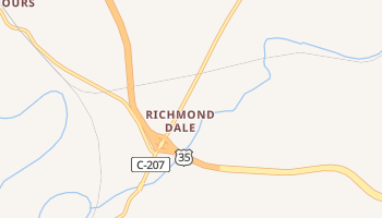 Richmond Dale, Ohio map