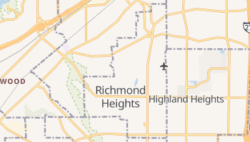 Richmond Heights, Ohio map