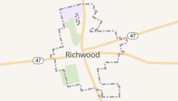 Richwood, Ohio map