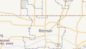 Rittman, Ohio map