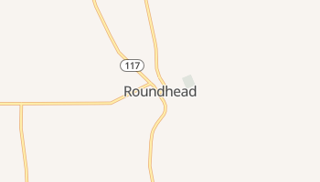 Roundhead, Ohio map