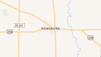 Rowsburg, Ohio map