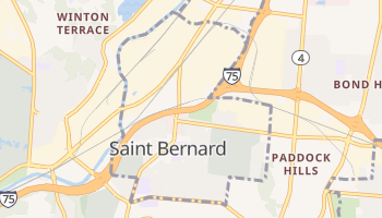 Saint Bernard, Ohio map