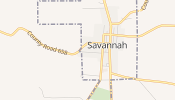 Savannah, Ohio map