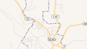 Scio, Ohio map