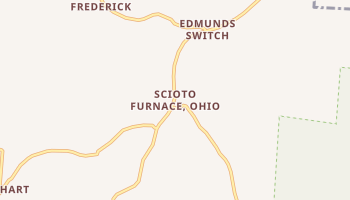 Scioto Furnace, Ohio map