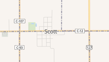 Scott, Ohio map