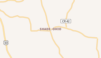 Shade, Ohio map