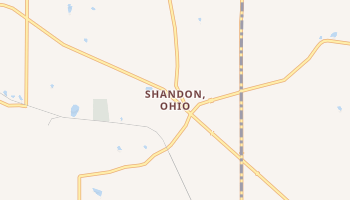 Shandon, Ohio map