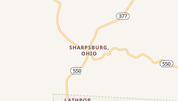 Sharpsburg, Ohio map