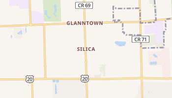 Silica, Ohio map