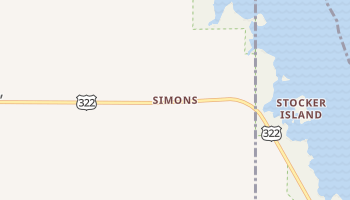 Simons, Ohio map