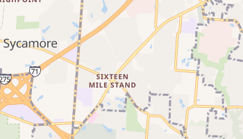 Sixteen Mile Stand, Ohio map