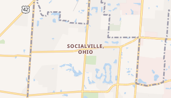 Socialville, Ohio map