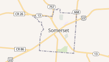 Somerset, Ohio map