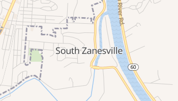 South Zanesville, Ohio map