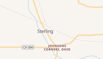 Sterling, Ohio map