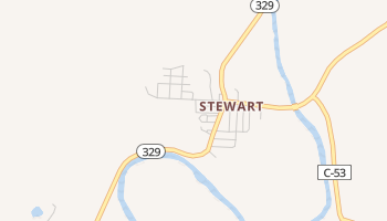 Stewart, Ohio map