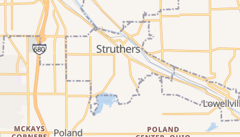 Struthers, Ohio map