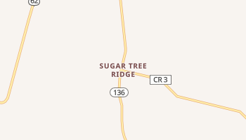 Sugar Tree Ridge, Ohio map