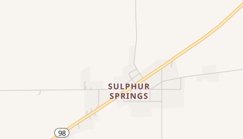 Sulphur Springs, Ohio map