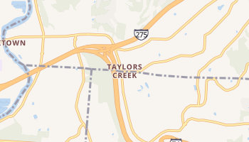 Taylors Creek, Ohio map