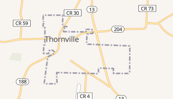 Thornville, Ohio map