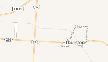 Thurston, Ohio map