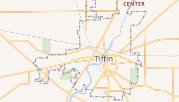 Tiffin, Ohio map