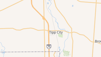 Tipp City, Ohio map