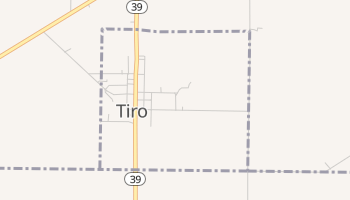 Tiro, Ohio map