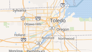 Toledo, Ohio map