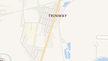 Trinway, Ohio map