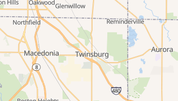Twinsburg, Ohio map