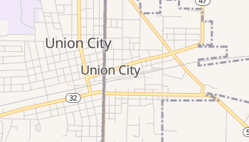 Union City, Ohio map