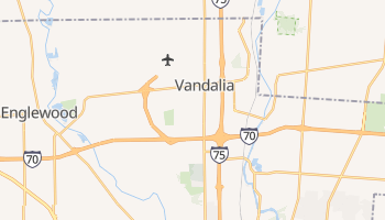 Vandalia, Ohio map